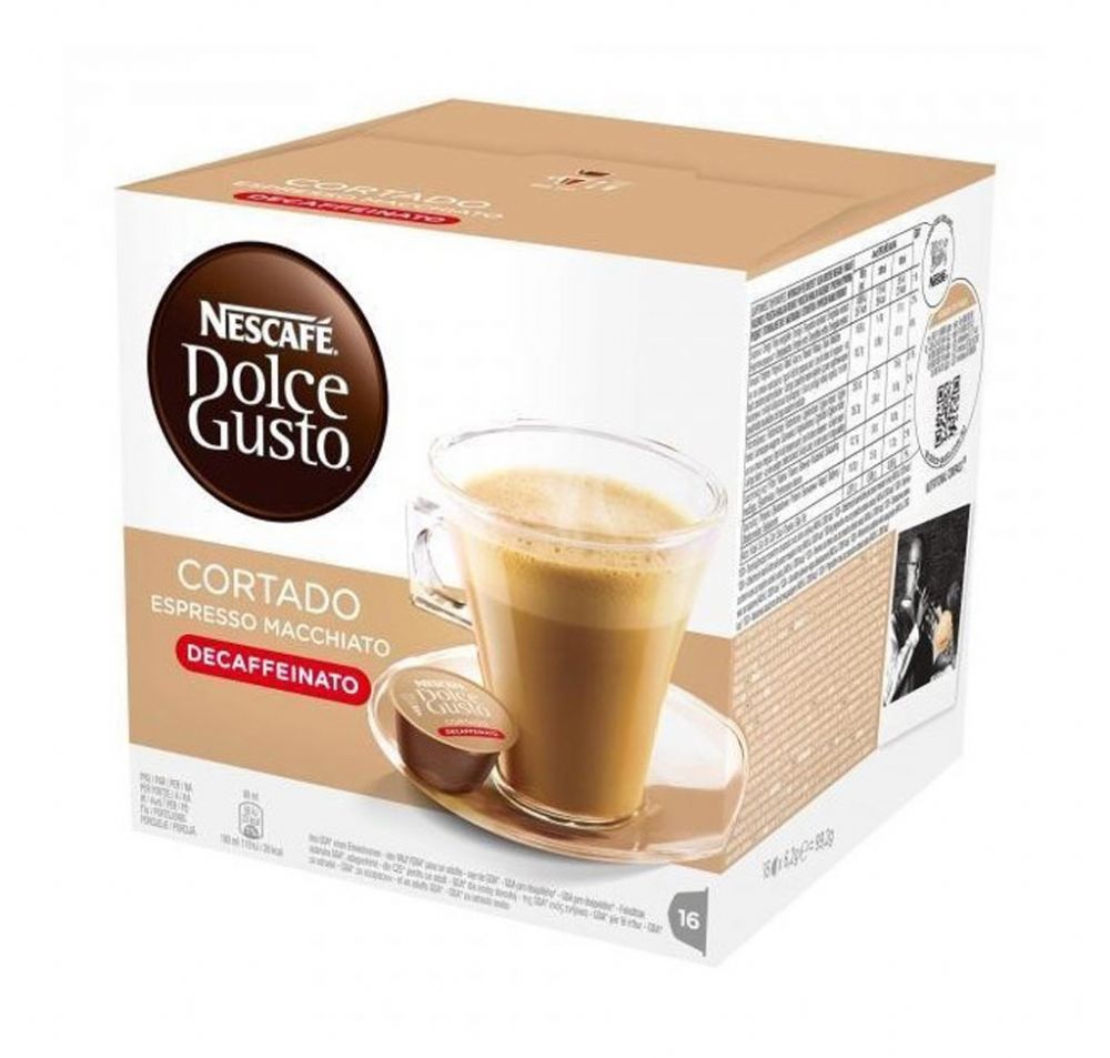CÁPSULA DE CAFÉ NESCAFE CORTADO DESCAFEINADO